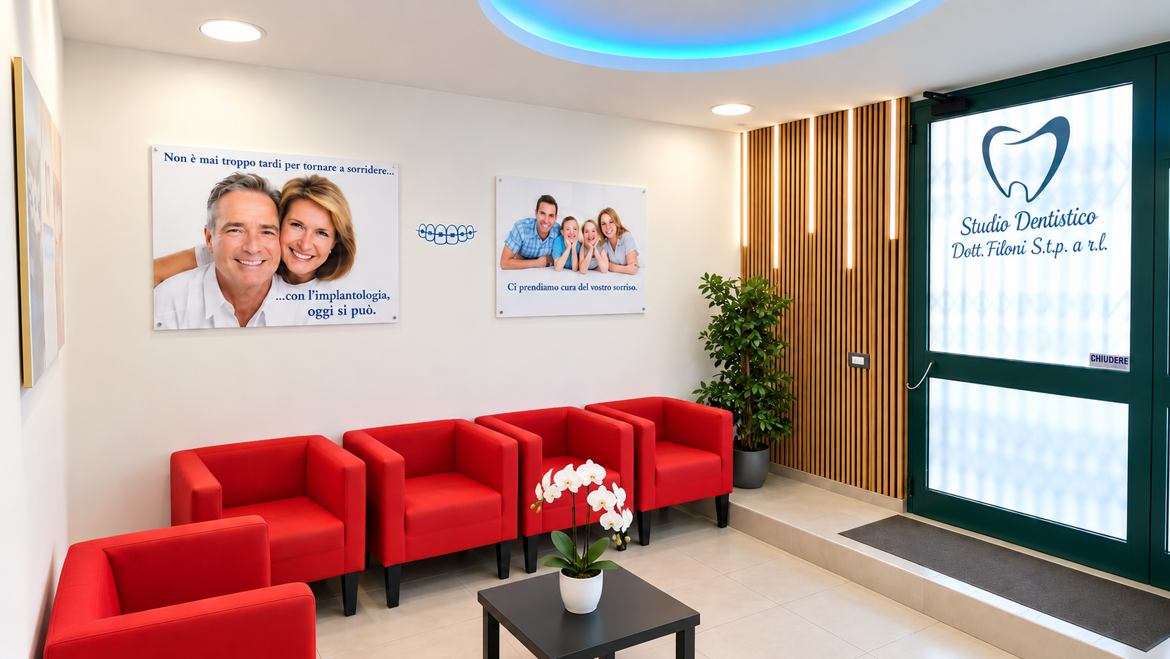 Sala d’attesa dello Studio Dentistico Filoni