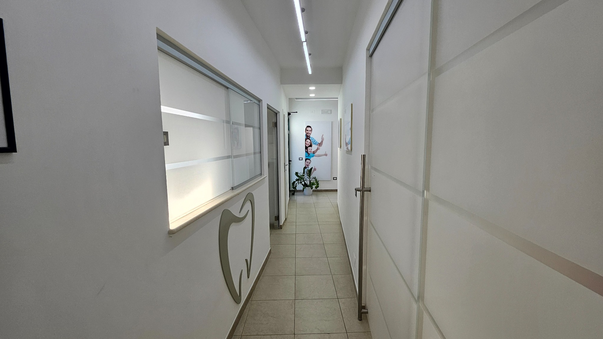 Corridoio e ambienti dello studio